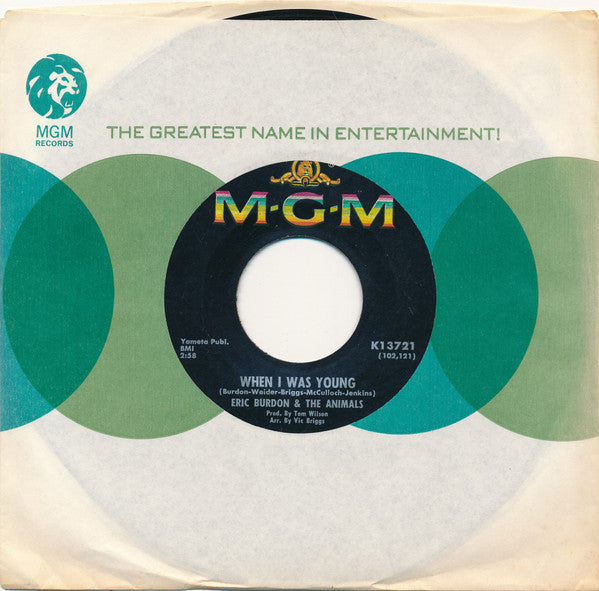 When I Was Young/ A Girl Named Sandoz