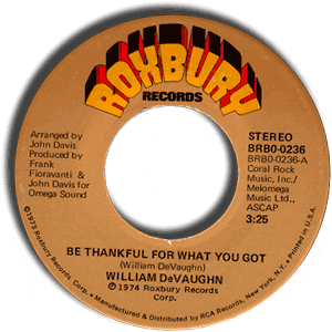 Be Thankful For What You Got/ Part 2