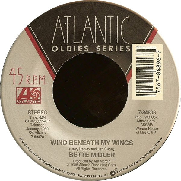 Wind Beneath My Wings/ Under The Boardwalk