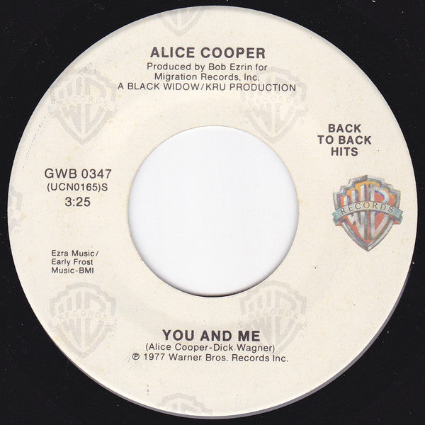 You And Me / I Never Cry