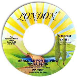 Arrested For Driving While Blind/ It's Only Love