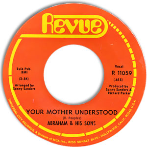Your Mother Understood/ I Can't Do Without You
