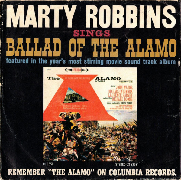  Ballad of the Alamo/ A Time And A Place For Everything 45 Record 