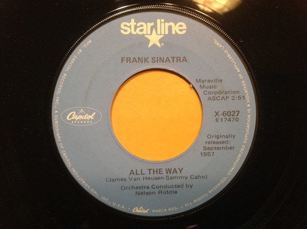  Frank Sinatra -- High Hopes, 1957 (M-) 45 rpm record with factory sleeve, $8.00 - Click for bigger image and more info 