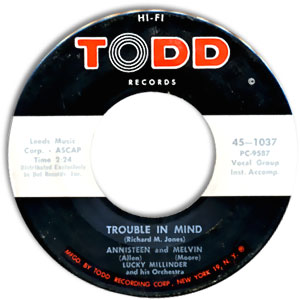 Trouble In Mind/ Let It Roll