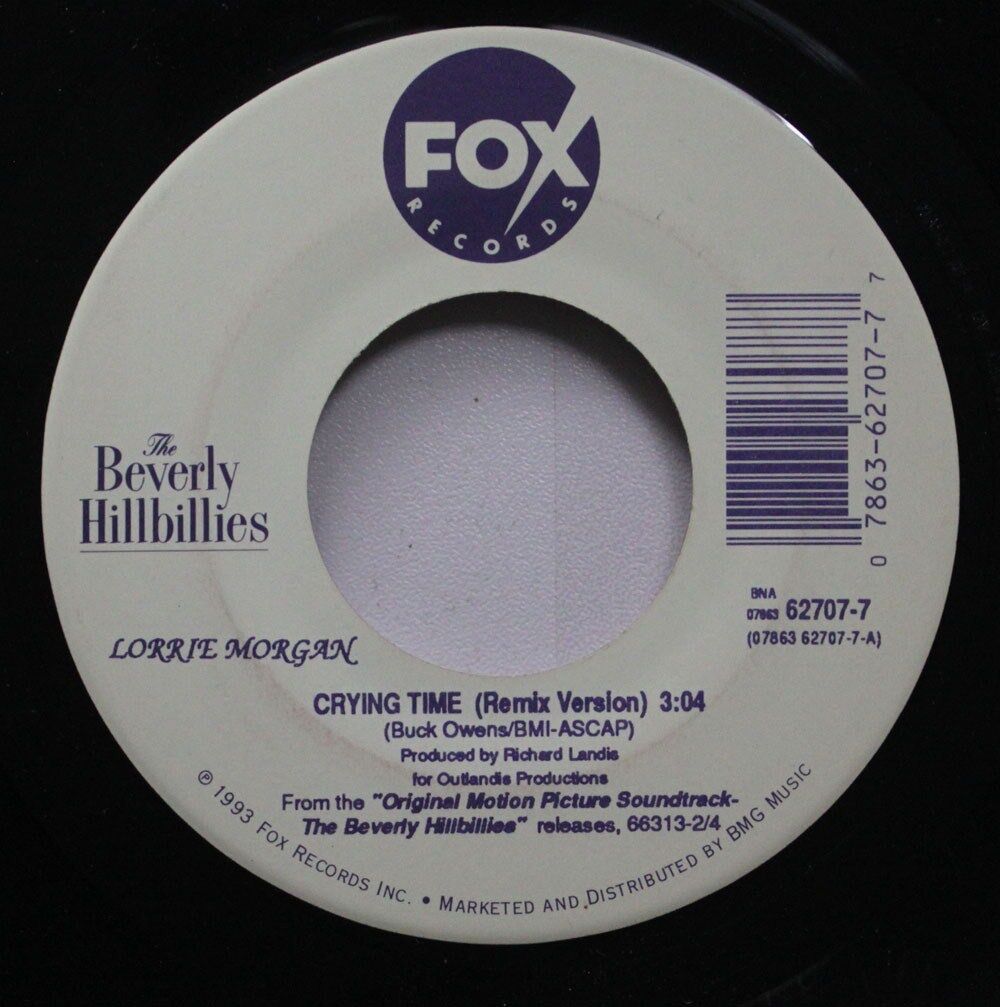  Aaron Tippin -- I'm So Lonesome I Could Cry/ Crying Time, 1993 (M) 45 rpm record, $6.00 - Click for bigger image and more info 