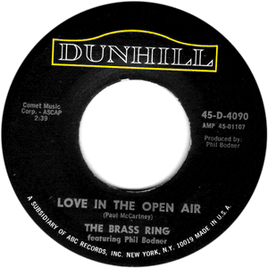 Love In The Open Air/ Wait For Me