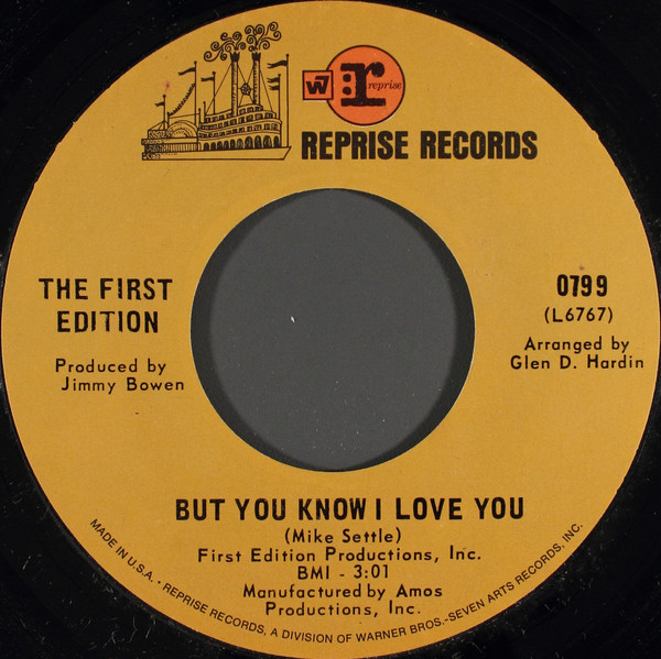  But You Know I Love You/ Homemade Lies 45 Record 