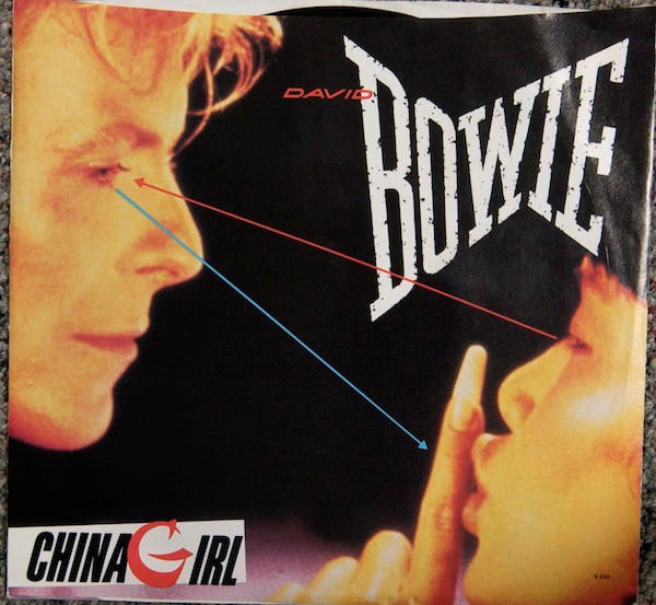  David Bowie -- China Girl/ Shake It, 1983 (M ) 45 rpm record with picture sleeve, $12.50 - Click for bigger image and more info 