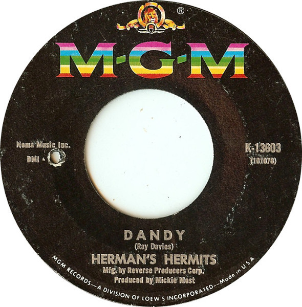  Dandy/ My Reservation's Been Confirmed 45 Record 