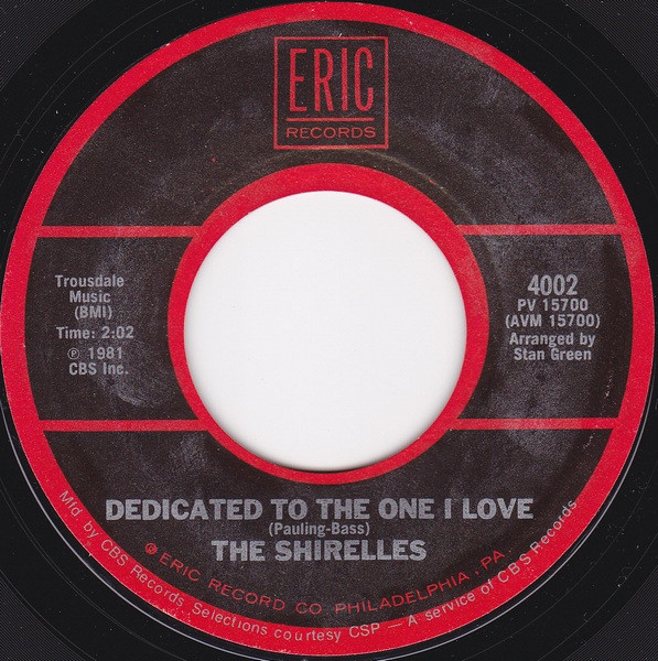  Shirelles -- Tonight's The Night, 1960 (M) 45 rpm record, $10.00 - Click for bigger image and more info 