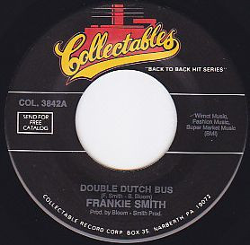  Frankie Smith -- Double Dutch Bus , 1981 (M ) 45 rpm record with factory sleeve, $6.50 - Click for bigger image and more info 