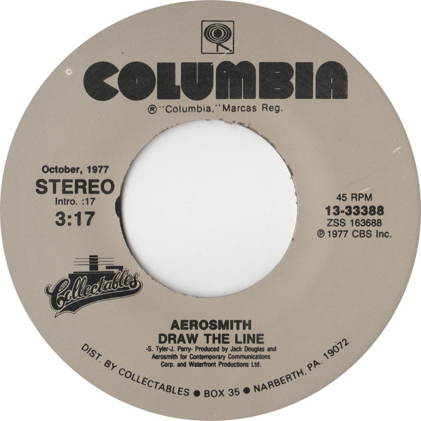  Aerosmith -- Chip Away The Stone, 1979 (M) 45 rpm record with factory sleeve, $10.00 - Click for bigger image and more info 