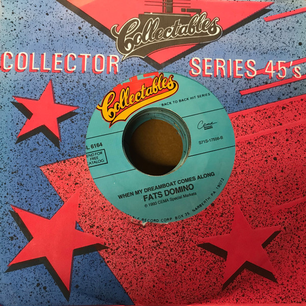  Fats Domino -- When My Dreamboat Comes Home, 1956 (M) 45 rpm record, $6.00 - Click for bigger image and more info 
