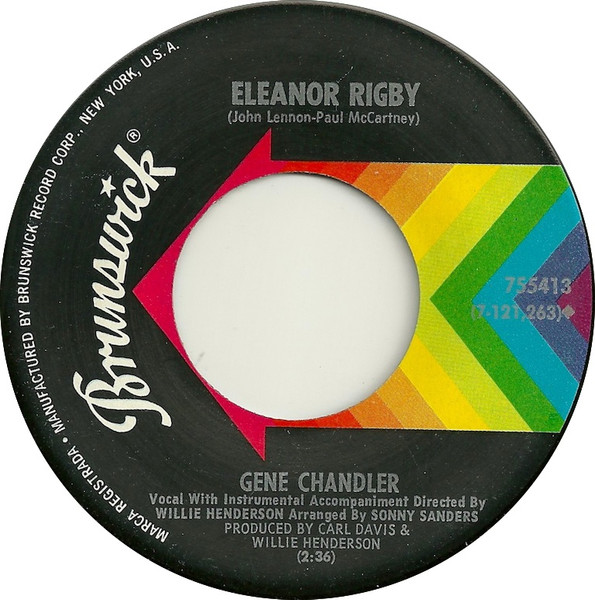  Eleanor Rigby/ Familiar Footsteps 45 Record 
