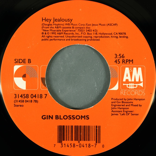 Found Out About You/ Hey Jealousy