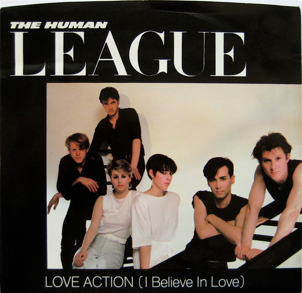  Human League -- Love Action (I Believe In Love)/ The Lebanon, 1982 (M) 45 rpm record with picture sleeve, $12.00 - Click for bigger image and more info 