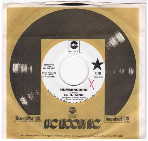  B.B. King -- Ask Me No Questions/ Hummingbird, 1971 (M-) 45 rpm record, $8.00 - Click for bigger image and more info 