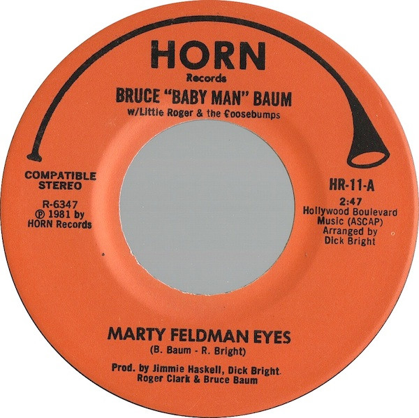  Bruce  Baum -- Marty Feldman Eyes/ Reflections, 1, 1981 (M) 45 rpm record, $10.00 - Click for bigger image and more info 