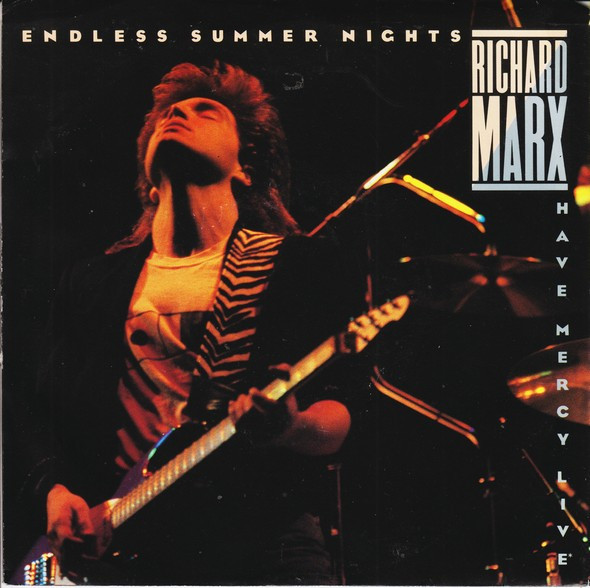  Richard Marx -- Endless Summer Nights/ Have Mercy, 1988 (M) 45 rpm record with picture sleeve, $8.00 - Click for bigger image and more info 