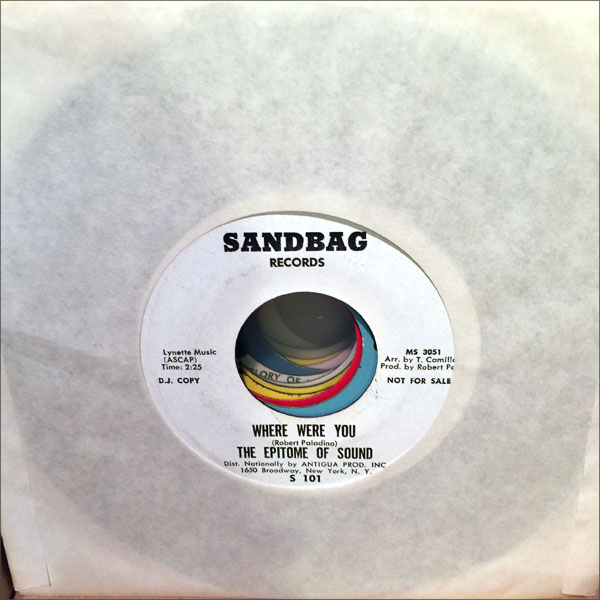Epitome of Sound: Sandbag 101 promo