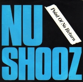  Nu Shooz -- Point Of No Return/ Goin' Thru The Motions, 1986 (M ) 45 rpm record with picture sleeve, $9.00 - Click for bigger image and more info 