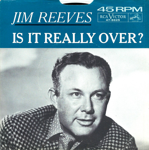  Jim Reeves -- Is It Really Over?/ Rosa Rio, 1965 (M-) 45 rpm record with picture sleeve, $20.00 - Click for bigger image and more info 