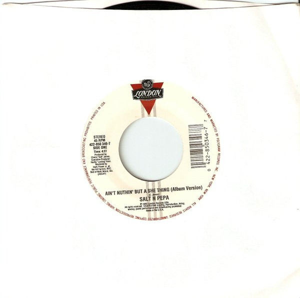  Salt-N-Pepa -- Ain't Nuthin' But a She Thing, 1995 (M) 45 rpm record, $8.00 - Click for bigger image and more info 