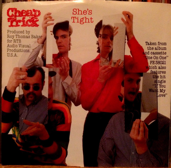  Cheap Trick -- She's Tight, 1982 (M) 45 rpm record with picture sleeve, $15.00 - Click for bigger image and more info 