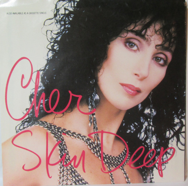  Cher -- Skin Deep/ Perfection, 1988 (M-) 45 rpm record with picture sleeve, $9.00 - Click for bigger image and more info 