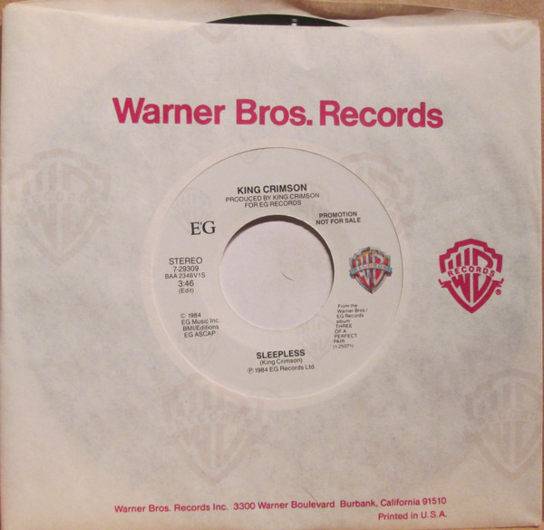  Sleepless  45 Record 