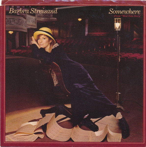  Barbra Streisand -- Somewhere, 1985 (M ) 45 rpm record with picture sleeve, $10.00 - Click for bigger image and more info 