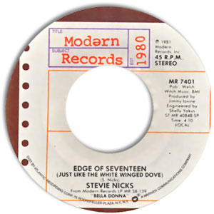 Edge of Seventeen (Just Like The White Winged Dove)/ Edge of Seventeen (Live)