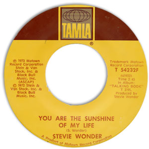 You Are the Sunshine of My Life/ Tuesday Heartbreak