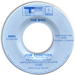 Join Together/ Baby Don't You Do It