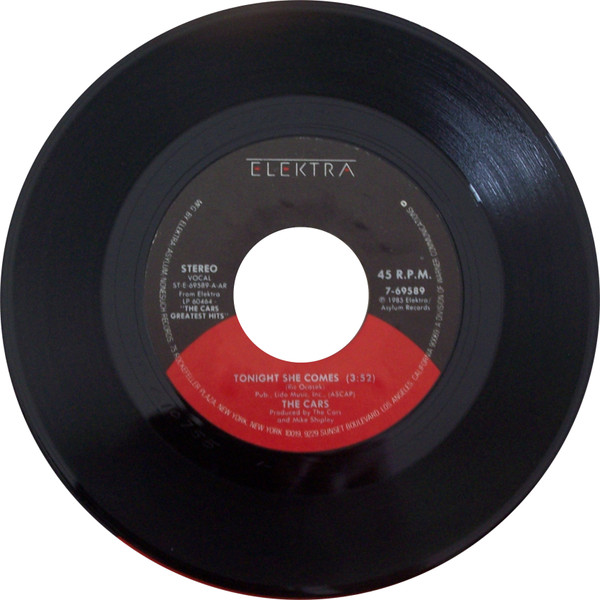  Cars -- Tonight She Comes/ Just What I Needed, 1985 (M-) 45 rpm record with factory sleeve, $8.00 - Click for bigger image and more info 