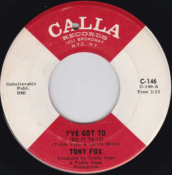  (I've Got To) Do It To It/ E.S.P. 45 Record 