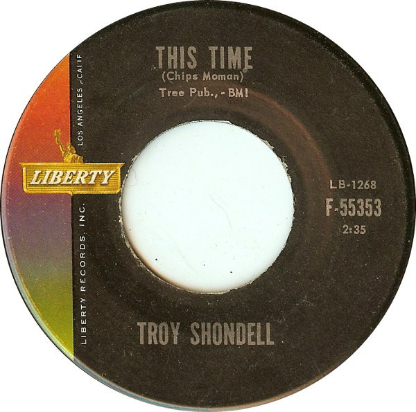  This Time/ Girl After Girl 45 Record 
