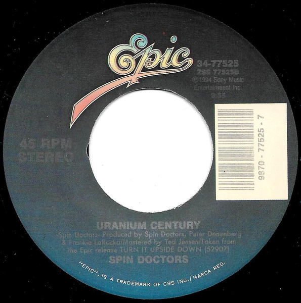  Cleopatra's Cat/ Uranium Century 45 Record 