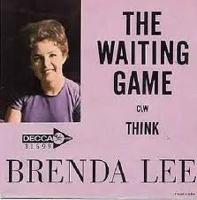  Brenda Lee -- Think/ The Waiting Game, 1964 (M) 45 rpm record with picture sleeve, $20.00 - Click for bigger image and more info 