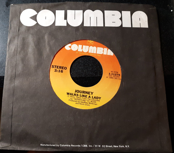  Walks Like A Lady/ People and Places 45 Record 