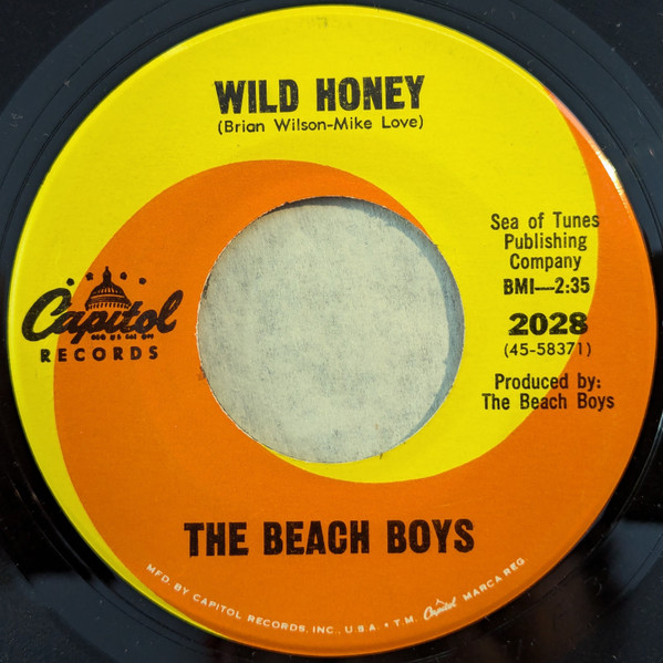  Wild Honey/ Wind Chimes 45 Record 