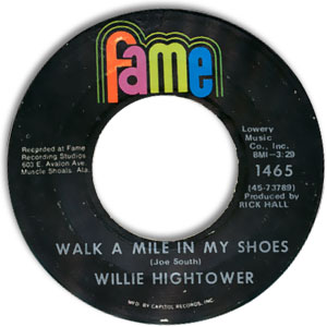 Walk A Mile in My Shoes/ You Used Me Baby